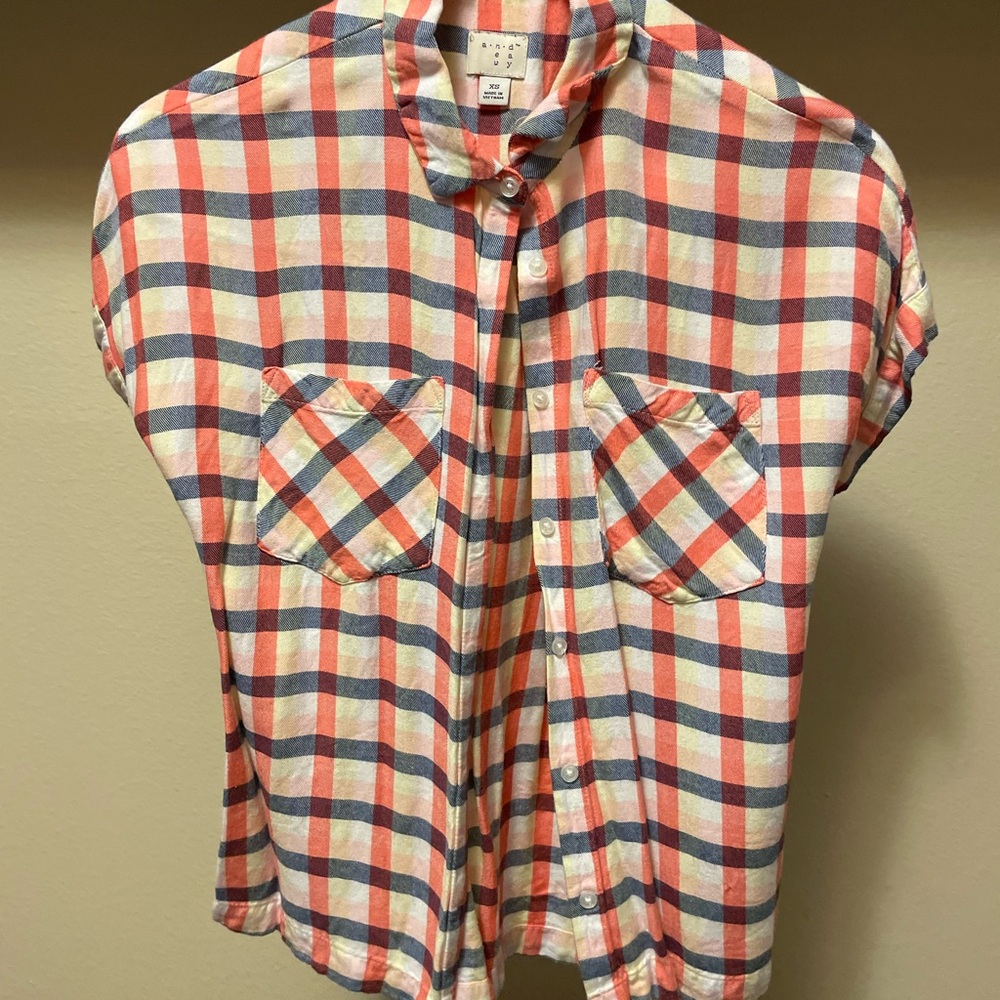 A.N.D. Plaid Short Sleeve Shirt